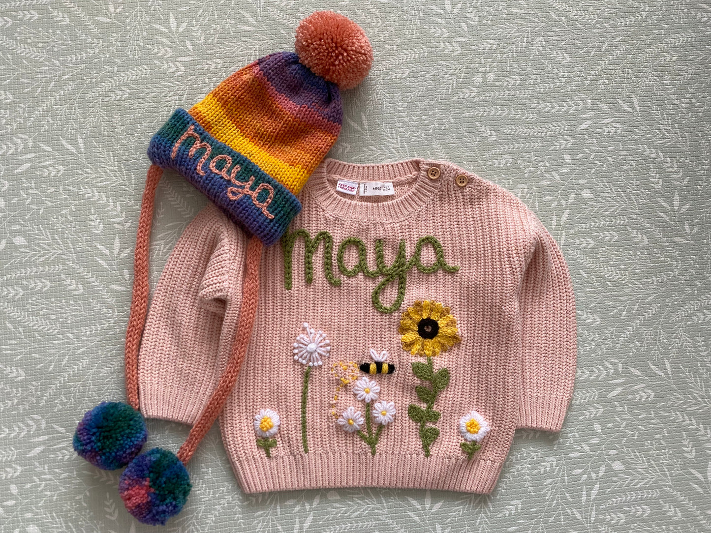 Personalised Baby & Kids Knitted Hat