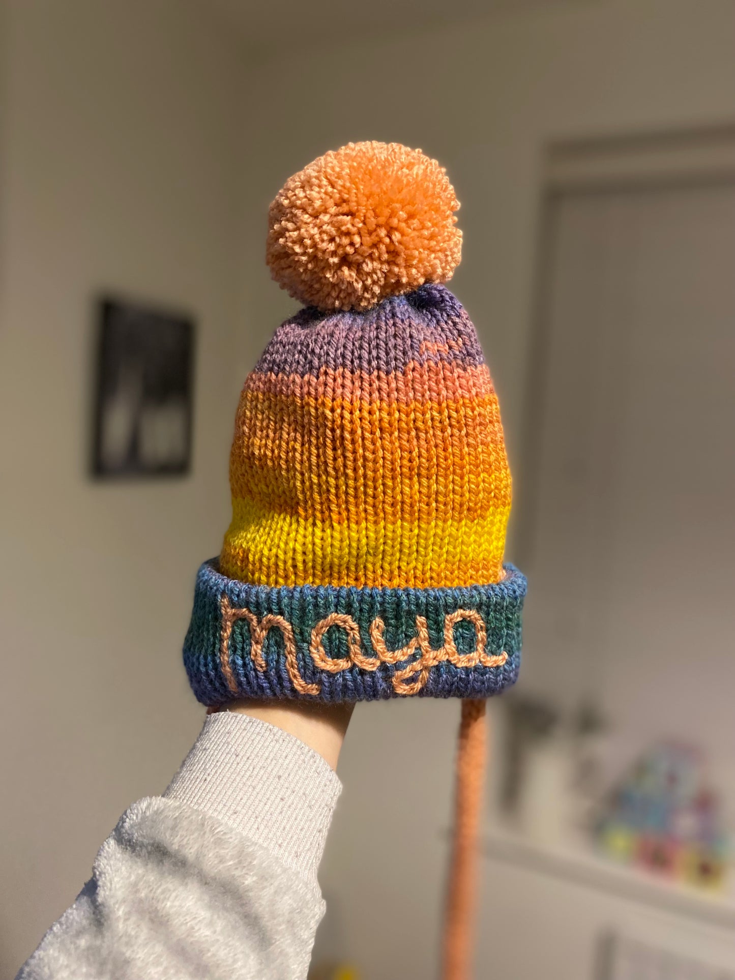 Personalised Baby & Kids Knitted Hat