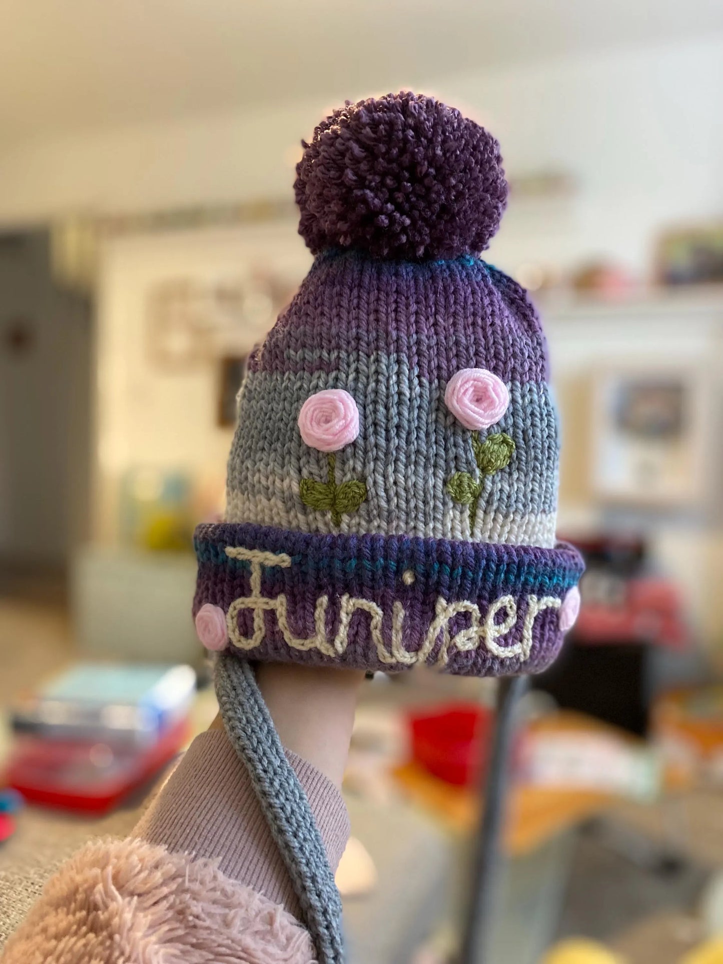 Personalised Baby & Kids Knitted Hat