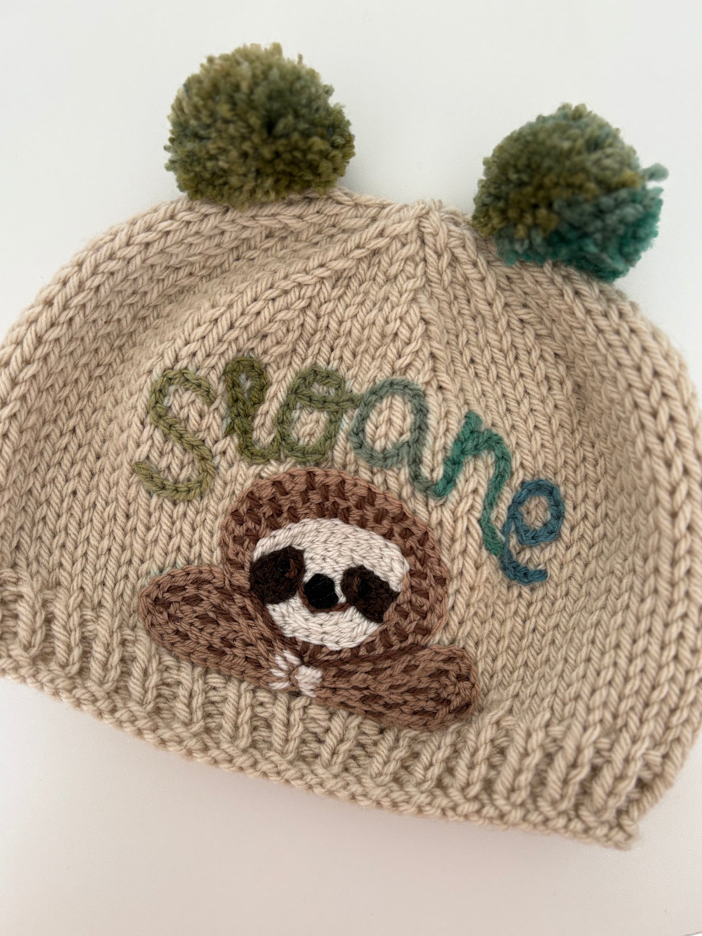Personalised Baby & Kids Knitted Beanie