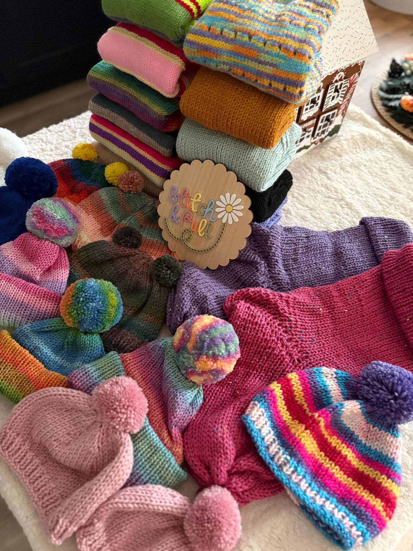 Bargain Saturday - cardigans, hats and stockings