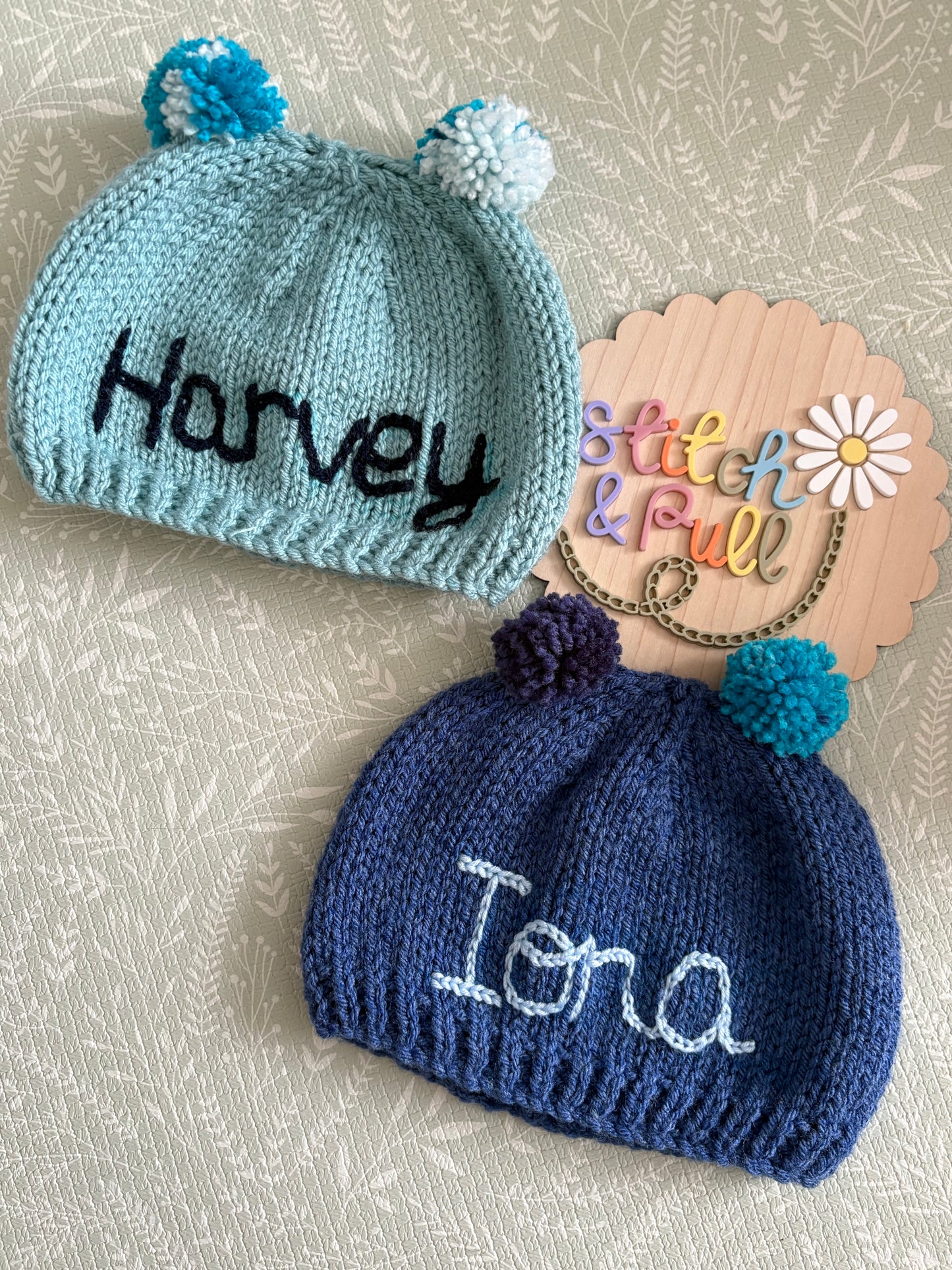 Personalised Baby & Kids Knitted Beanie